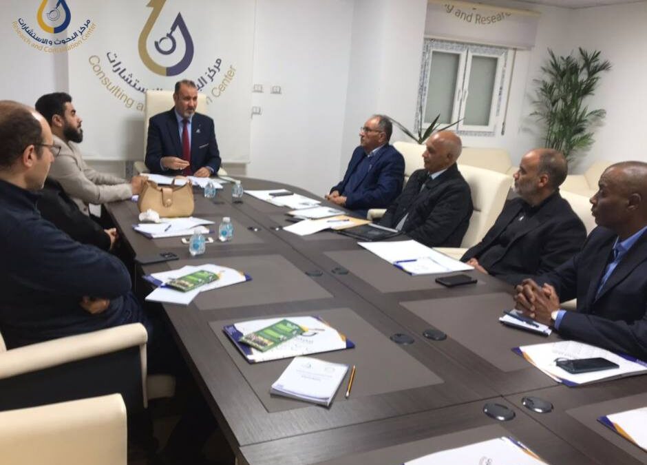 اجتماعٌ تنسيقي مع الجمعية الليبية للاقتصاد الزراعي