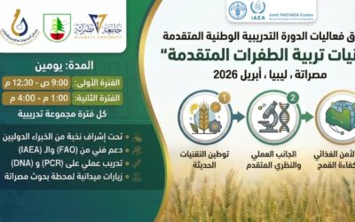 الدورة التدريبية الوطنية حول تقنيات تربية الطفرات المتقدمة